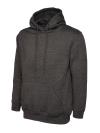 UC502 Classic Hooded Sweatshirt Charcoal colour image